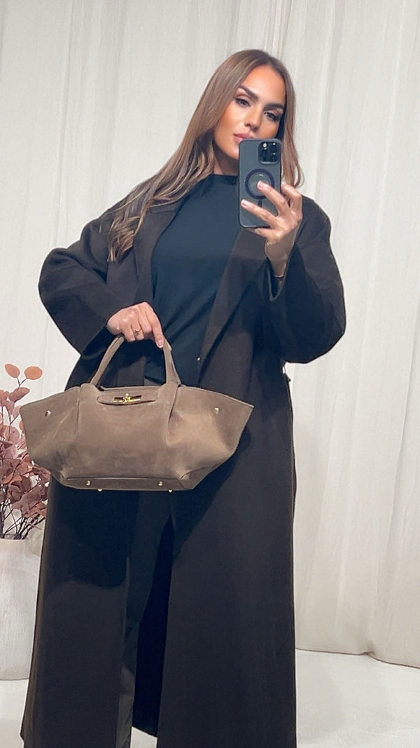 Sac en cuir daim DML